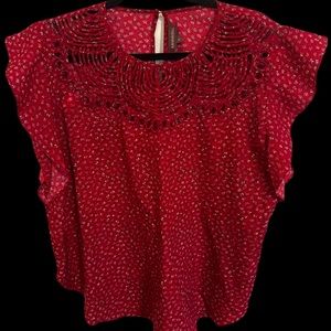 Anthropologie Ranna Gill Blouse Sz L